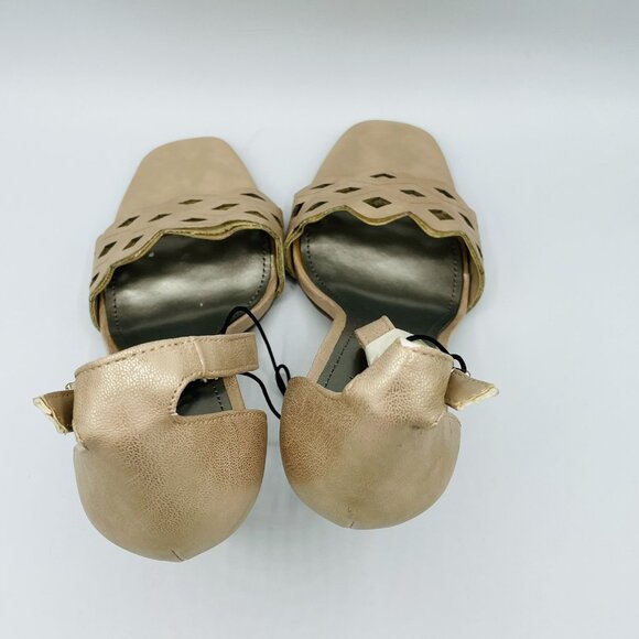 Worthington Shoes Womens Size 7 Rose Metalic High Heels Stiletto Ankle Strap - Picture 8 of 10